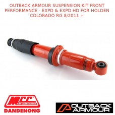 OUTBACK ARMOUR SUSPENSION KIT FRONT EXPD & EXPD HD COLORADO RG 8/11 +